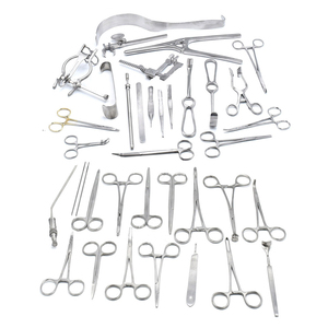 Ensemble de base de chirurgie pédiatrique de 38 pièces | Kit complet d'instruments chirurgicaux pour procédures pédiatriques, équipement médical - Product Image 1