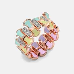 Flippy Vintage Style 925 Sterling Silver Moissanite Diamond Ring pour mariage fiançailles anniversaire fête ou cadeau - Product Image 1