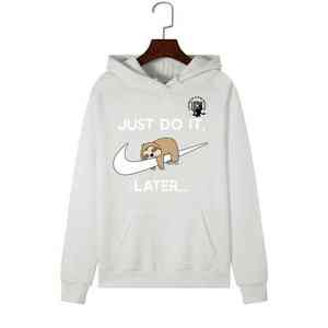 UNIQUE GYM WEAR Sudadera con capucha extragrande de forro polar suave y cálido de poliéster/algodón para mujer, con cordón, ideal para verano - Product Image 3