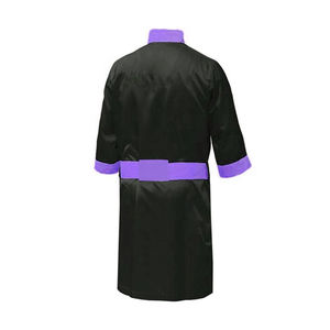 Customized High Quality Blue and White <b>Boxing</b> <b>Robe</b> for Men Customized Logo Design Eco-Friendly Polyester <b>Boxing</b> <b>Robe</b> - Product Image 2