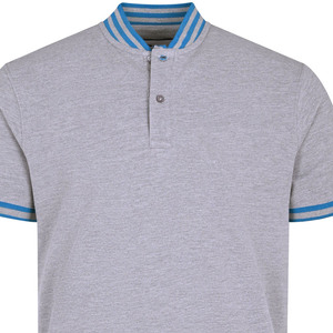 Sublimación personalizada de poliéster 100% para hombres para Polos Patrón sólido Tallas grandes Camisa en blanco lisa - Product Image 2