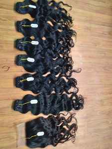 Cheveux bruts Fournisseurs de Femmes Cheveux alignés sur les cuticules Cheveux lisses Raw Remy Virgin Indian Temple Hair, Cheveux humains bruts, Meilleurs cheveux - Product Image 5