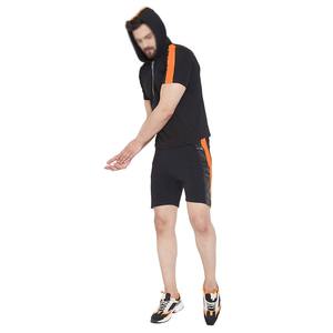 Ensemble de shorts de sport pour hommes 2026, ensemble de shorts unisexe pour l'été, veste à demi-zip et shorts de fitness, vêtements de sport d'entraînement, shorts en polyester unis - Product Image 5