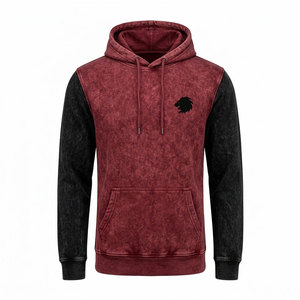 Sudaderas con Capucha para Hombre, Lavado Ácido, Mezcla de Algodón, Material Duradero, Fabricación de Primera Calidad, Bajo MOQ, Gran Venta - Product Image 1