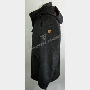 เสื้อแจ็คเก็ตบอมเบอร์สไตล์เรโทรสำหรับผู้ชาย ผ้าวูลเนื้อหนา อุ่น ระบายอากาศได้ดี เหมาะสำหรับฤดูหนาว คุณภาพสูง ใช้ได้ทั้งเดินทางและล่าสัตว์ สำหรับฤดูใบไม้ร่วง - Product Image 4