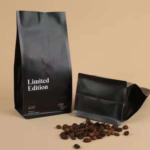 Sachet d'emballage pour café multi-tailles |   Sac debout mat |   Matériau à haute barrière anti-arômes |   Fermeture à glissière |   Fournisseur d'usine OEM - Product Image 5