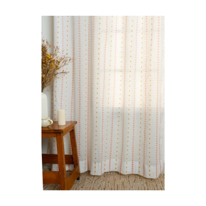 Butta Beige 52x84in 220GSM Room Darkening Eyelet Drapes AZO Free Cotton Solid Finish For Study Rooms Living Areas Export Supply - Product Image 6