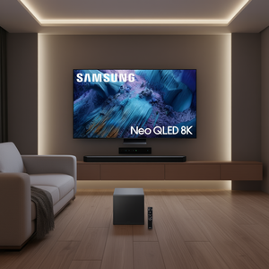 2025 Model 65-Inch Class <b>Mini</b> LED Smart <b>TV</b> 8K Processor 5.1.2ch Home Theater System with Soundbar Subwoofer - Product Image 2