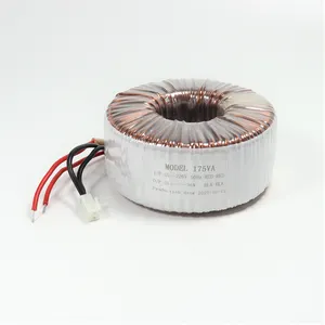 Ac220v 36v 24v 175va amplificador de áudio, transformador toroidal de potência