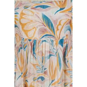 Nuevo Vestido Corto de Algodón Puro con Estampado Floral para Mujer, Elegante Vestido A-Line hasta la Rodilla para Invitadas, Bodas y Eventos - Product Image 5