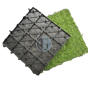 Azulejos de cubierta de PVC entrelazados antideslizantes modernos, cuadrados, cepillados, clic para interior/exterior/Balcón de jardín, venta al por mayor - Product Image 3