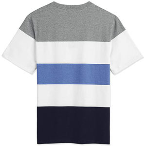 Nouveau col rond conception de logo personnalisé hommes plaine bloc de couleur coton T-shirt respirant chemises pour hommes vêtements de plein air sport décontracté - Product Image 2