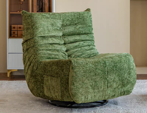 Silla de Ocio Moderna de Franela Suave y Duradera con Patas de Metal, Diseño Ergonómico para Sala de Estar, Dormitorio, Apartamento y Comedor - Product Image 5
