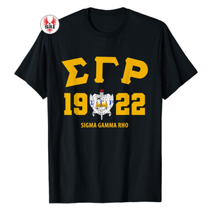 Sigma Gamma Rho Sorority Camiseta de algodón bordada para mujer Jersey de mujer hecho a medida Mezcla de algodón de poliéster ecológico - Product Image 5