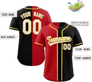 Maillot de baseball personnalisé en gros Tissu durable et respirant de qualité avec nom et numéro Vêtements de softball pour uniformes de meilleure performance - Product Image 1