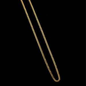 สร้อยคอแบบโซ่ลายเรขาคณิต CUBAN LINK ประดับเพชรซิคอนรูปผีเสื้อ ดีไซน์ทันสมัย ชุบทอง 18K ผลิตจากโลหะผสมสังกะสี เหมาะสำหรับทุกเพศทุกวัย ใช้ได้ทุกวัน เป็นของขวัญ - Product Image 3