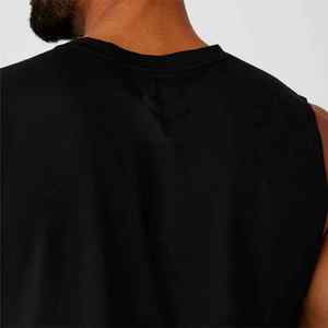 Débardeur en coton de qualité pour le fitness et la musculation décontracté, respirant et tricoté, vêtements de sport pour hommes - Product Image 1