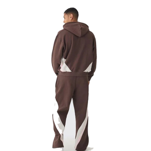 Mens Two Piece Oversized Tracksuit Set Custom Logo Supplier Sportswear <b>Hoodie</b> and Jogger Wholesale for Fitness and Casual - Product Image 5
