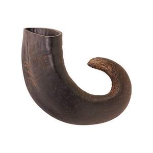 Cornes à boire authentiques en corne de buffle faites à la main en Géorgie Grand cadeau d'anniversaire de mariage - Product Image 2