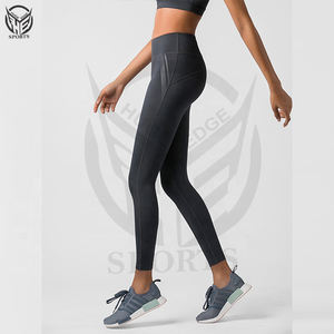 Leggings de punto de cintura alta para mujer con efecto levanta glúteos para entrenamiento, yoga, en varios colores. - Product Image 5