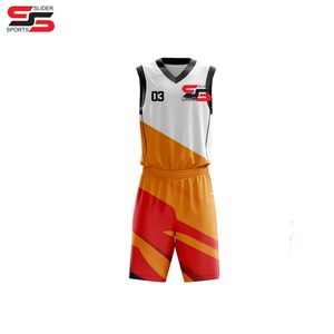 2025 dernière conception personnalisée nom de l'équipe uniformes de basket-ball 100% Polyester haute qualité uniformes de sport pour hommes - Product Image 4