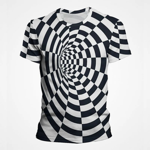 T-shirts homme imprimés par sublimation, mode graphique, t-shirts homme sublimation avec motifs sur toute la surface, t-shirts homme sublimation - Product Image 3