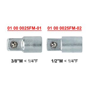 Taiwan Fournisseur OEM ODM 5pcs Adaptateur de prise 1/4 "Dr. 3/8 "Dr. 1/2 "Dr. Kit d'outils pour douilles d'entraînement - Product Image 4