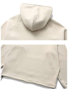 Sudaderas con capucha para hombre con logotipo personalizado 350gsm ropa de calle de peso pesado polar cuello alto de cara completa Sudadera con capucha para hombre sudaderas con capucha - Product Image 6