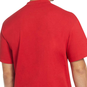 เสื้อ OEM สำหรับแฟชั่นผู้ชาย เสื้อยืดและกางเกงขาสั้น / เสื้อยืดสีแดงพร้อมชุดกางเกงขาสั้นเข้าชุด - Product Image 4