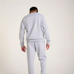 Offre Spéciale jaune moutarde hommes sweat en vrac gros coton pull ras du cou, prêt à expédier, Stock disponible - Product Image 3