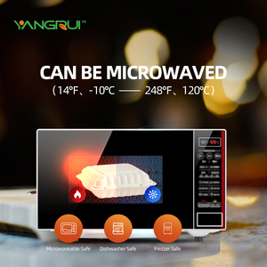 Deli Hộp Đựng Thức Ăn Có Bản Lề Chuẩn Bị Bữa Ăn Trưa Bento Bằng Nhựa Lò Vi Sóng Cho Nhà Hàng Hộp Đựng Thực Phẩm Đi Kèm - Product Image 3