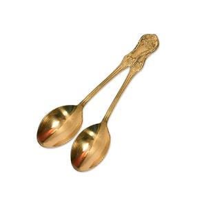 Brass <b>Gold</b> <b>Spoon</b> Fork Flatware Cutlery Dinner Ware Set for Home Restaurant Home Fork Knife <b>Spoon</b> Set Customized Design and Sale - Product Image 5