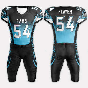 Ensemble d'uniformes de football américain pour jeunes avec maillot et pantalon personnalisés, conçus pour des performances améliorées pour les équipes compétitives - Product Image 6