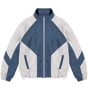 Custom Logo Zip-up Windbreaker <b>Tracksuit</b> Printed Training Jogging Wear 2 Piece <b>Men</b> Windbreaker <b>Tracksuits</b> - Product Image 2