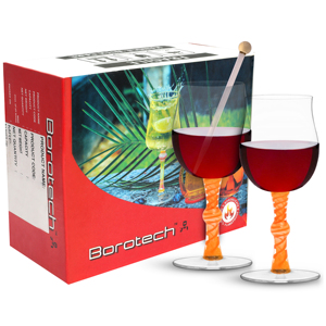 Handmade 7 oz Trendy Colorful Twisted <b>Wine</b> Glass Smart Drinkware <b>Set</b> for Beer Drinks Available for Sale from India - Product Image 4