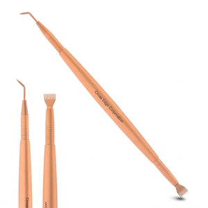 Pinza de Acero Inoxidable para Pestañas, Herramienta de Lifting de Pestañas, Peine en Y para Pestañas y Cejas, Herramienta de Separación y Permanente - Product Image 1