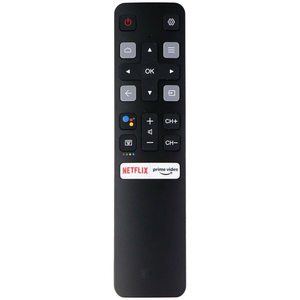 Nuovo telecomando di ricambio RC802V compatibile con TCL Android TV con Video Prime, tasti di scelta rapida Netflix senza funzione vocale