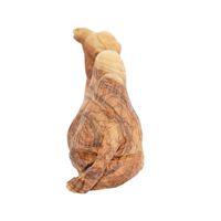 Sculpture de chameau en bois d'olivier sculpté à la main, 13 cm, figurine de la Nativité, décoration de Noël, design Art Déco, fait main à Bethléem