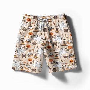 Shorts Casuales Estampados al por Mayor para Hombre y Mujer, Shorts Transpirables de Verano con Logotipo Personalizado, Impresión Gráfica/Fotográfica, Cintura Alta, MOQ Bajo - Product Image 3
