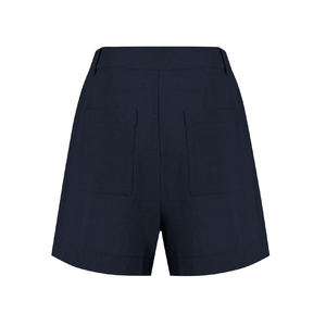 Shorts Bermuda de Mujer, Talla Grande, Verano, Casuales, Transpirables, de Secado Rápido, Antiarrugas, de Spandex/Algodón, con Cierre de Cremallera, Color Sólido - Product Image 4