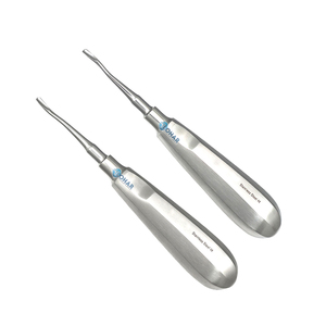Ascenseur dentaire en acier inoxydable Chirurgie des dents Extraction de dents de dentiste Ciseau à ciseaux 92S/93S Ensemble de 2 pièces - Product Image 4