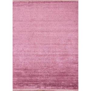 Tapis de cuisine en soie de bambou tissé à la main Basis Blue HBS-08 - Tapis élégants personnalisables - Product Image 1