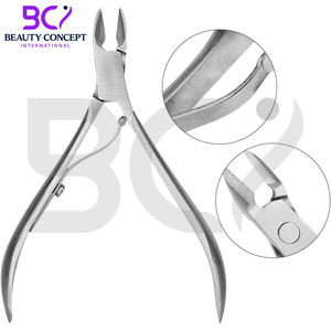 Mejor Herramienta Antideslizante de Acero Inoxidable para Manicura y Cuidado de la Piel, Nuevas Pinzas Curvas para Cutículas, Profesionales, Duraderas, de Mandíbula Ancha - Product Image 3
