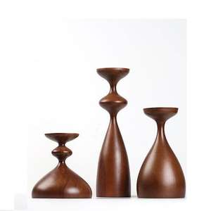 Best Selling Wooden <b>Candle</b> Holder For Table Decor, Handmade Designer Wooden <b>Taper</b> <b>Candle</b> Holder For Home Decor & Gifts - Product Image 5