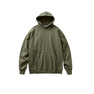 Men’s Olive Green Hoodie Tracksuit with Jogger <b>Pants</b> - Product Image 2