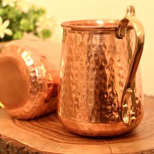 แก้วทองแดงสำหรับเบียร์ไวน์น้ำคุณภาพดีที่สุดจากอินเดีย - Product Image 5