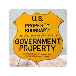 Enseigne en étain en métal découpé à l'emporte-pièce de style rétro du fabricant Décoration murale pour l'extérieur Broche d'impression personnalisée comme modèle cadeau - Product Image 5