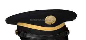 Casquette d'uniforme de la marine personnalisée, couvre-chef brodé à la main, insigne en argent, qualité supérieure fabriqué au Pakistan - Product Image 2