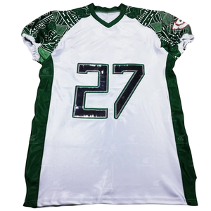 Ensemble de maillots de football américain à broderies professionnelles tendance, personnalisable, à séchage rapide, respirant, uniforme d'équipe - Product Image 1