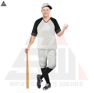 Nouveaux ensembles d'uniformes de baseball imprimés respirants avec étiquette personnalisée en gros-Couleurs et logos personnalisés de conception professionnelle - Product Image 3
